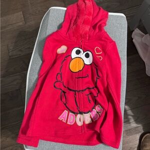 Adorable Elmo Red Kids Hoodie